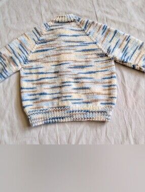 Homemade Crochet Baby Cardigan/Button sweater-Approx 12-18months